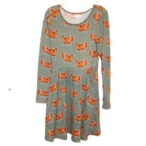 LA Soul Red Fox Dress Urban Outfitters S